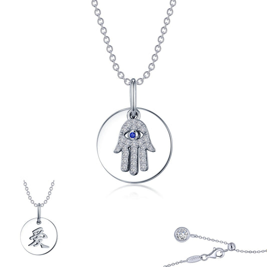 Lafonn Reversible Hamsa Love Necklace