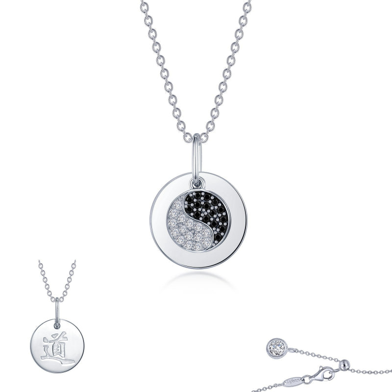 Lafonn Reversible Yin Yang Necklace