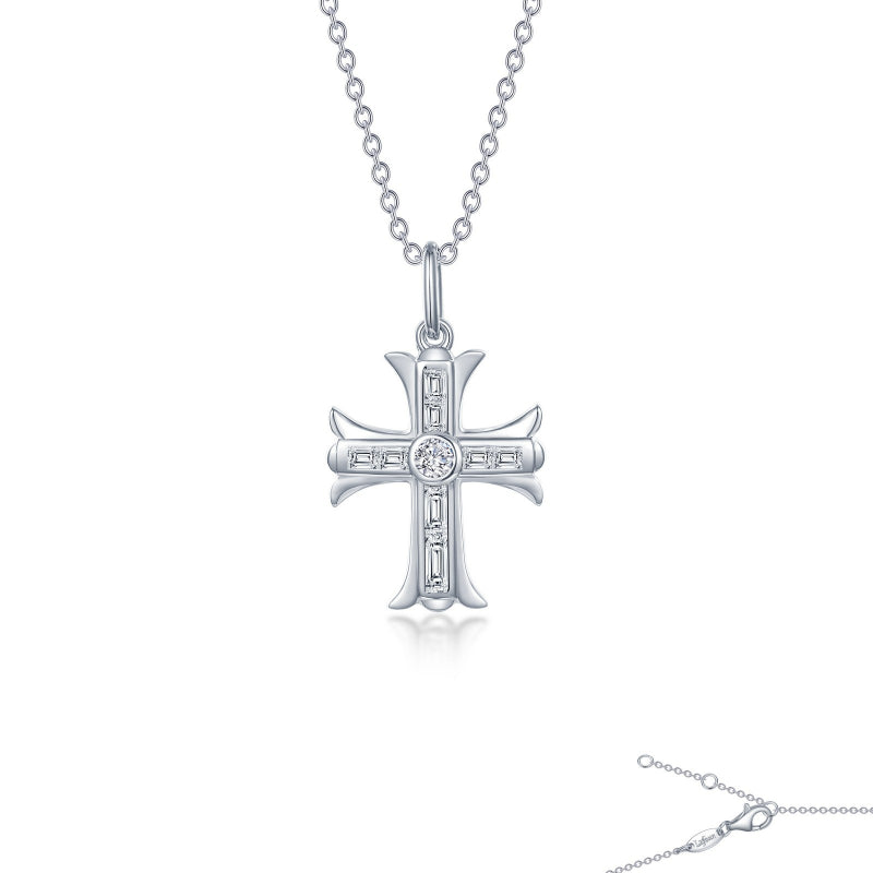 Lafonn 0.90 CTW Cross Pendant Necklace