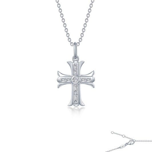 Lafonn 0.90 CTW Cross Pendant Necklace
