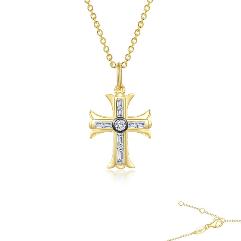 Lafonn 0.90 CTW Cross Pendant Necklace