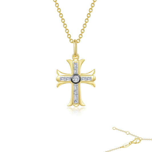 Lafonn 0.90 CTW Cross Pendant Necklace