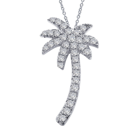 Lafonn Palm Tree Pendant Necklace