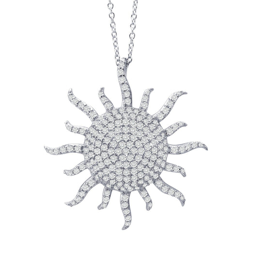 Lafonn Sunburst Pendant Necklace