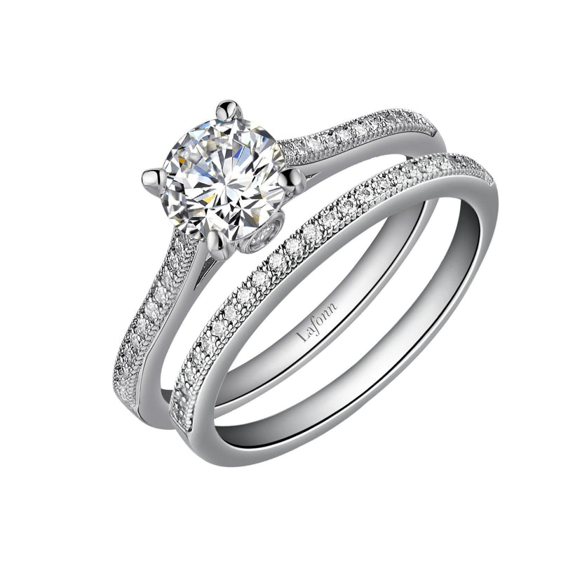 Lafonn Solitaire Wedding Set