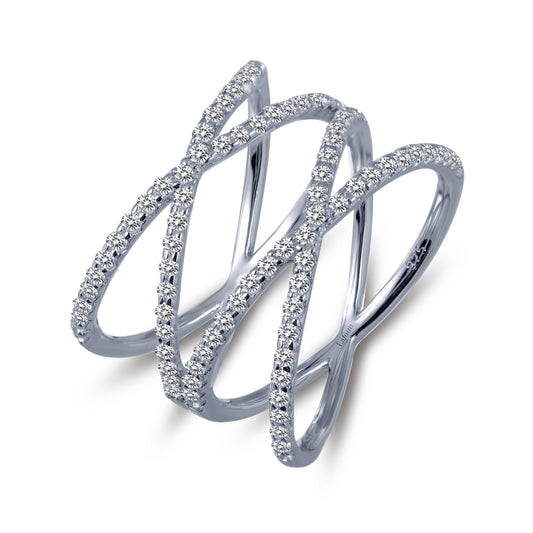 Lafonn Double Crisscross Ring