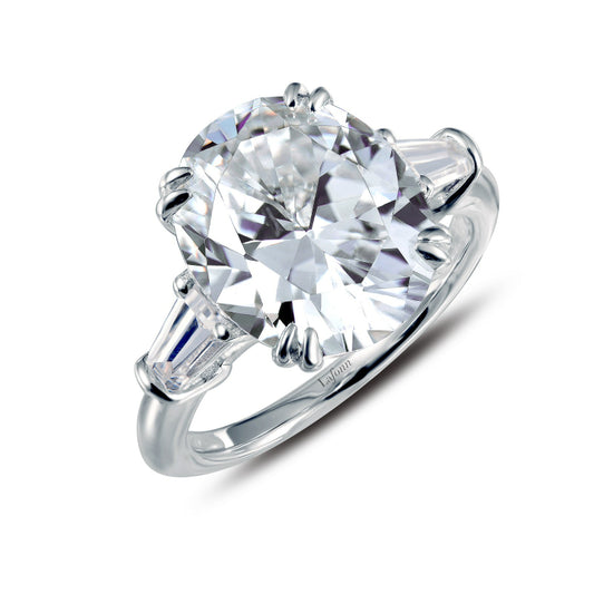 Lafonn Classic Three-Stone Engagement Ring