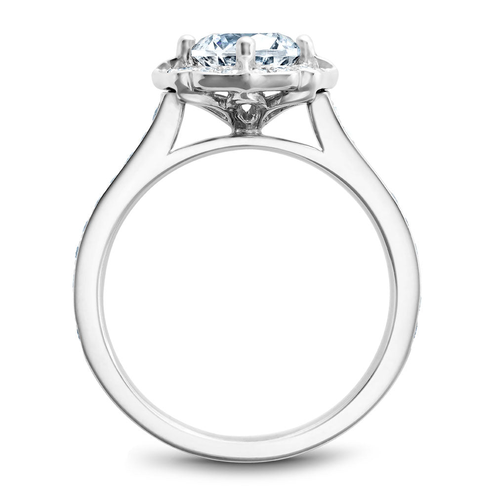 Noam Carver Engagement Ring Platinum With 36 RD TCW 0.39ct