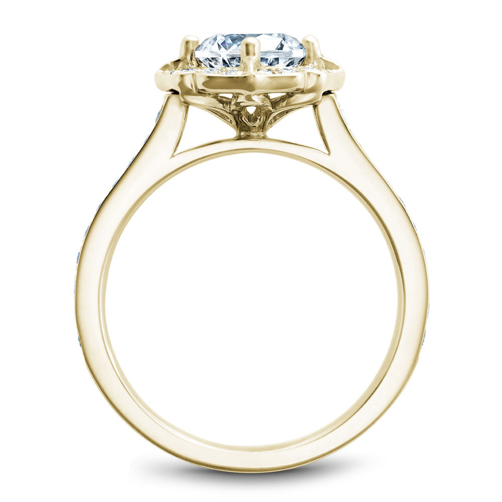 Noam Carver Engagement Ring Yellow 18k Gold With 36 RD TCW 0.39ct