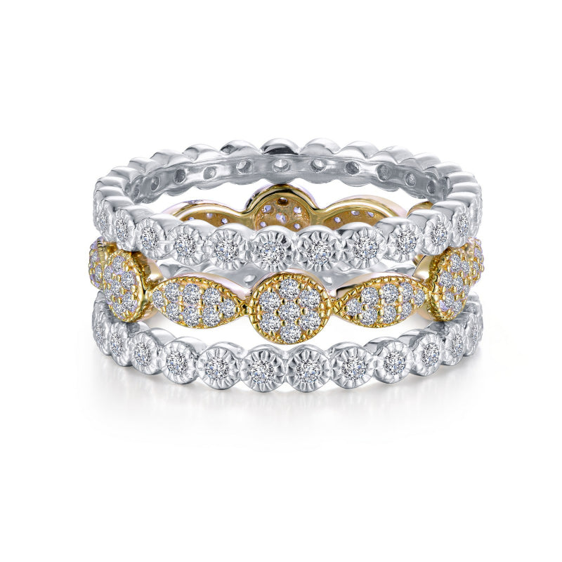 Lafonn 3-Piece Eternity Ring Set