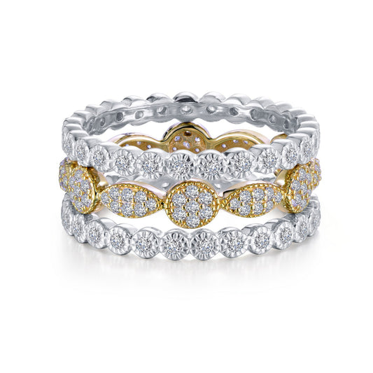 Lafonn 3-Piece Eternity Ring Set