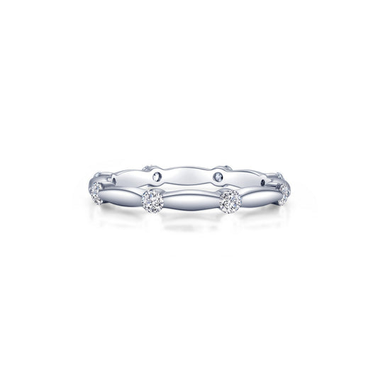 Lafonn Stackable Wave Eternity Band