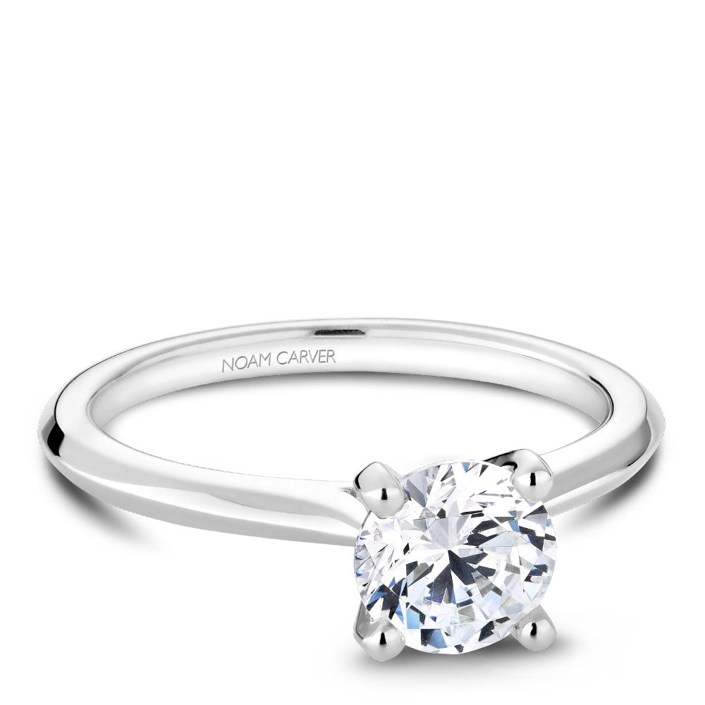 Noam Carver Engagement Ring White 14k Gold