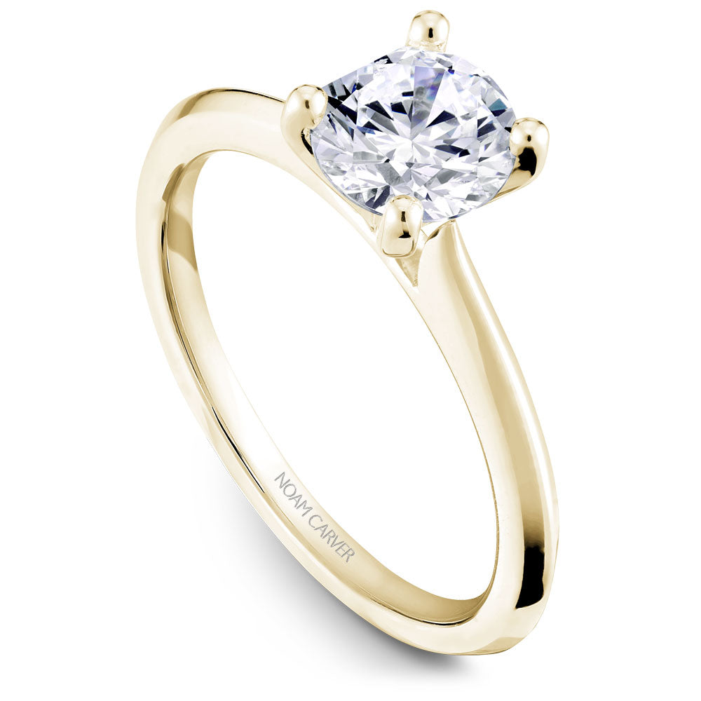 Noam Carver Engagement Ring Yellow 14k Gold