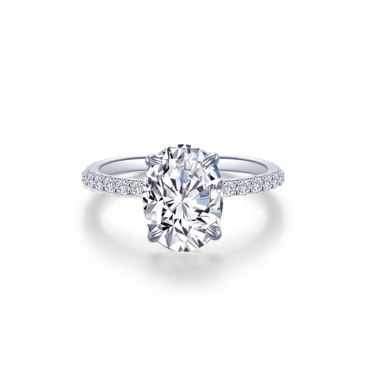 Lafonn Oval Solitaire Engagement Ring