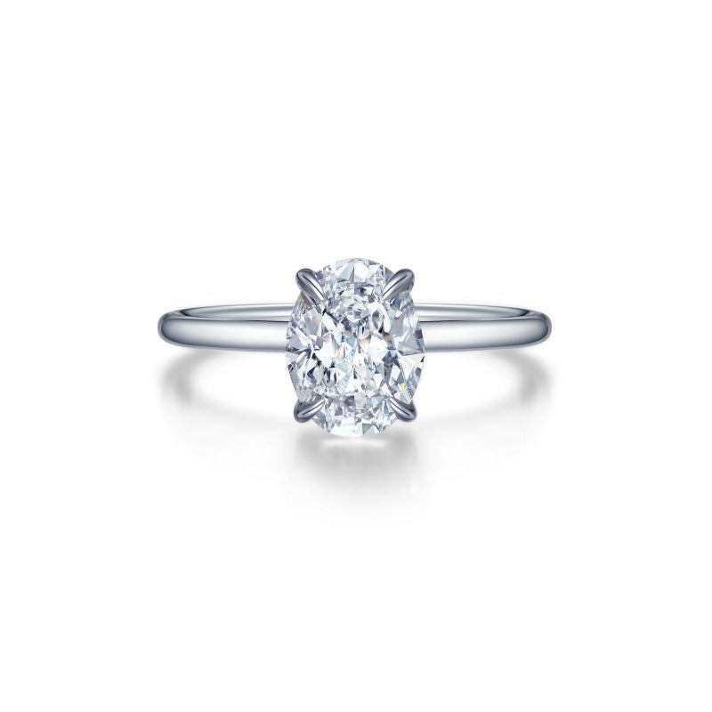 Lafonn Oval Solitaire Engagement Ring