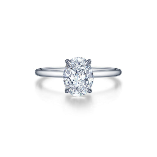 Lafonn Oval Solitaire Engagement Ring