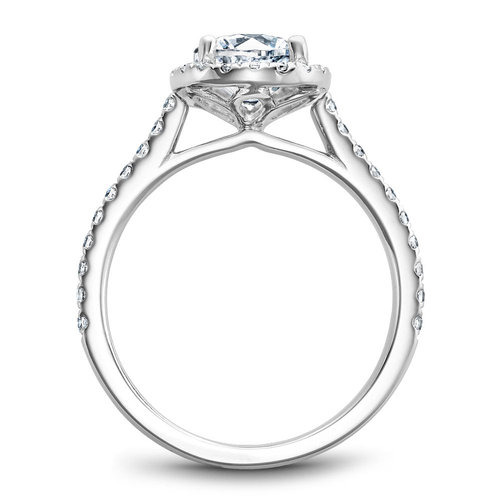 Noam Carver Engagement Ring Platinum With 40 RD TCW 0.38ct