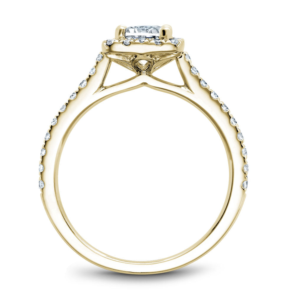 Noam Carver Engagement Ring Yellow 18k Gold With 40 RD TCW 0.38ct