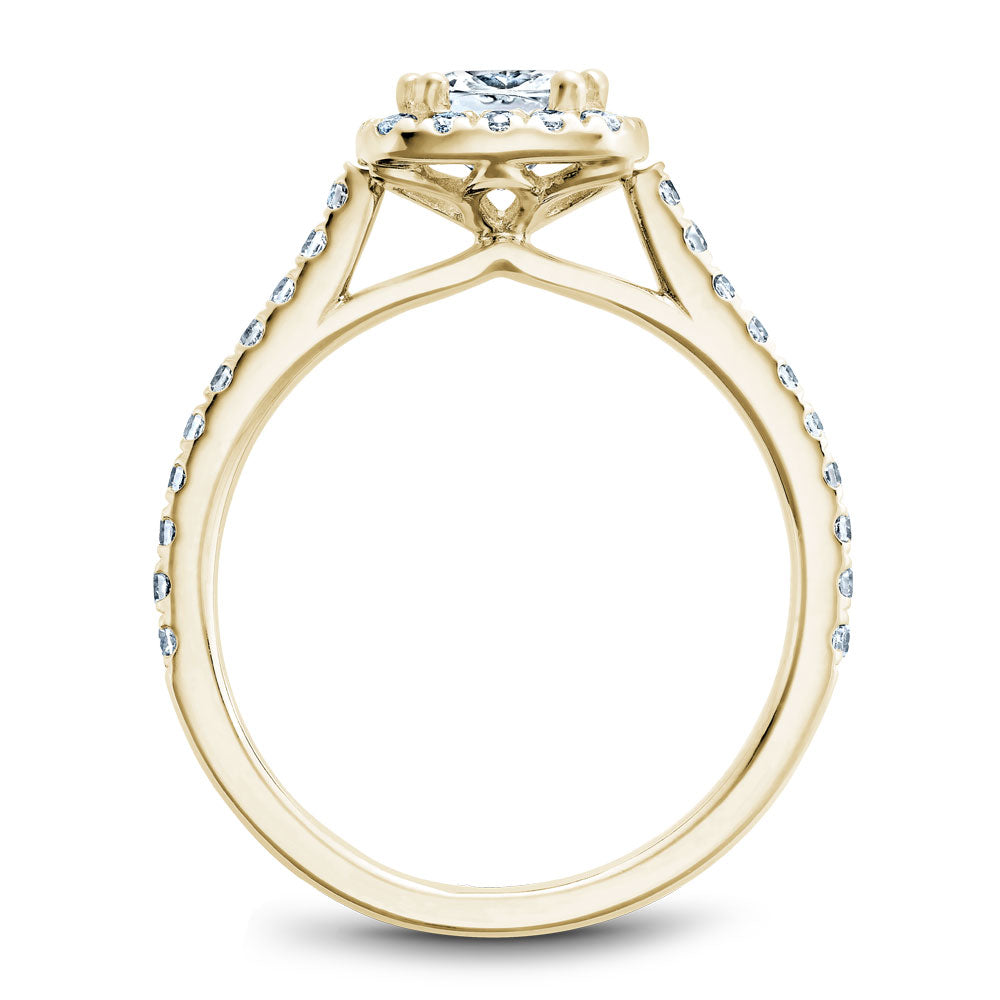 Noam Carver Engagement Ring Yellow 14k Gold With 36 RD TCW 0.38ct