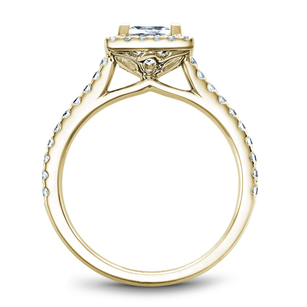 Noam Carver Engagement Ring Yellow 14k Gold With 40 RD TCW 0.38ct