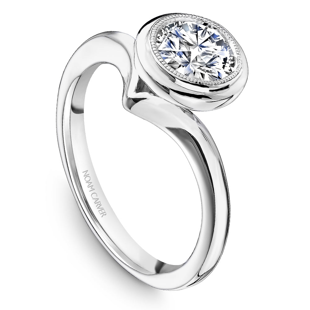 Noam Carver Engagement Ring White 14k Gold