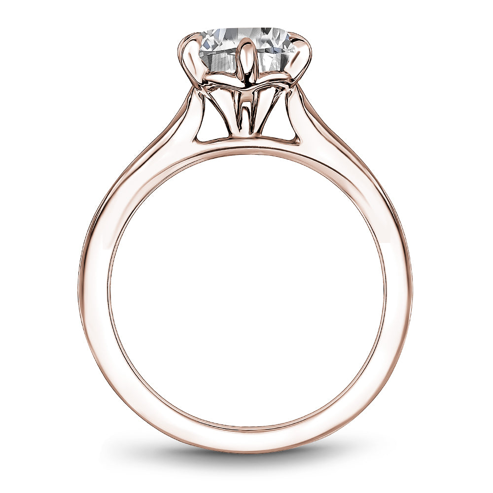Noam Carver Engagement Ring Rose 18k Gold