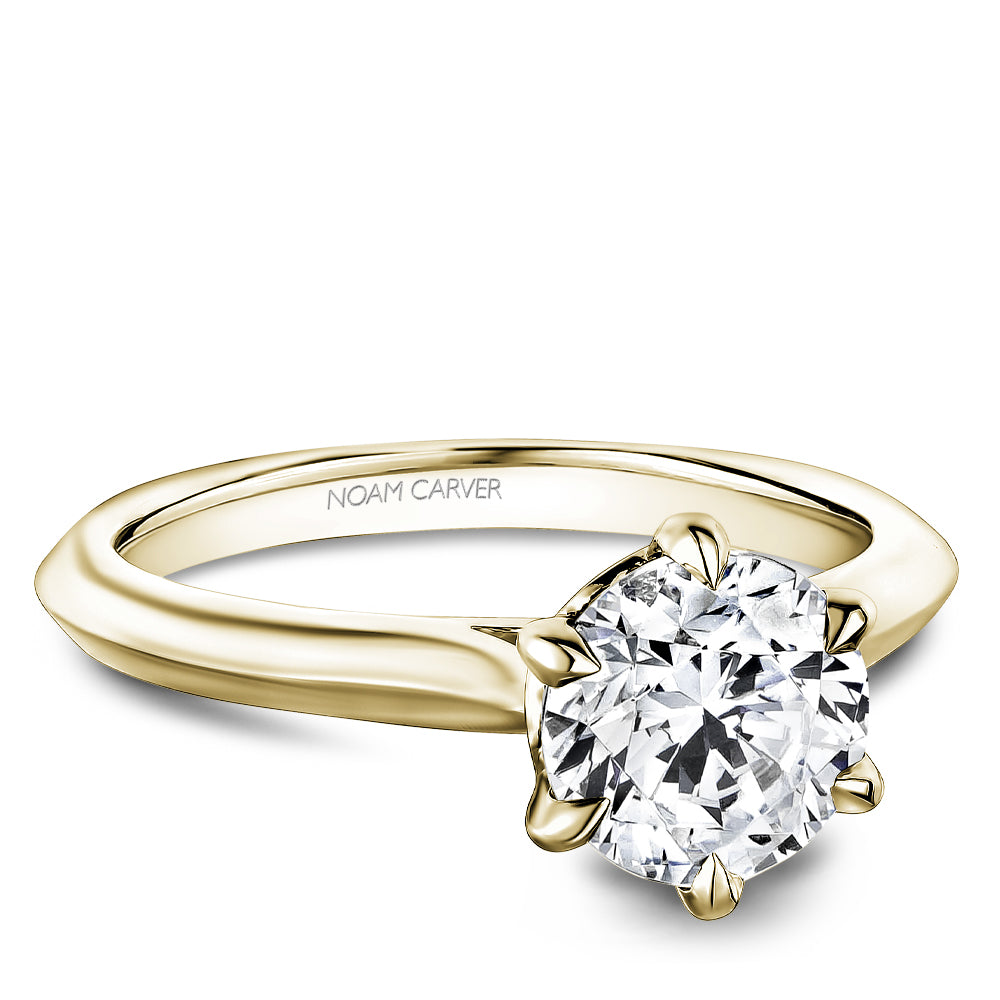 Noam Carver Engagement Ring Yellow 18k Gold