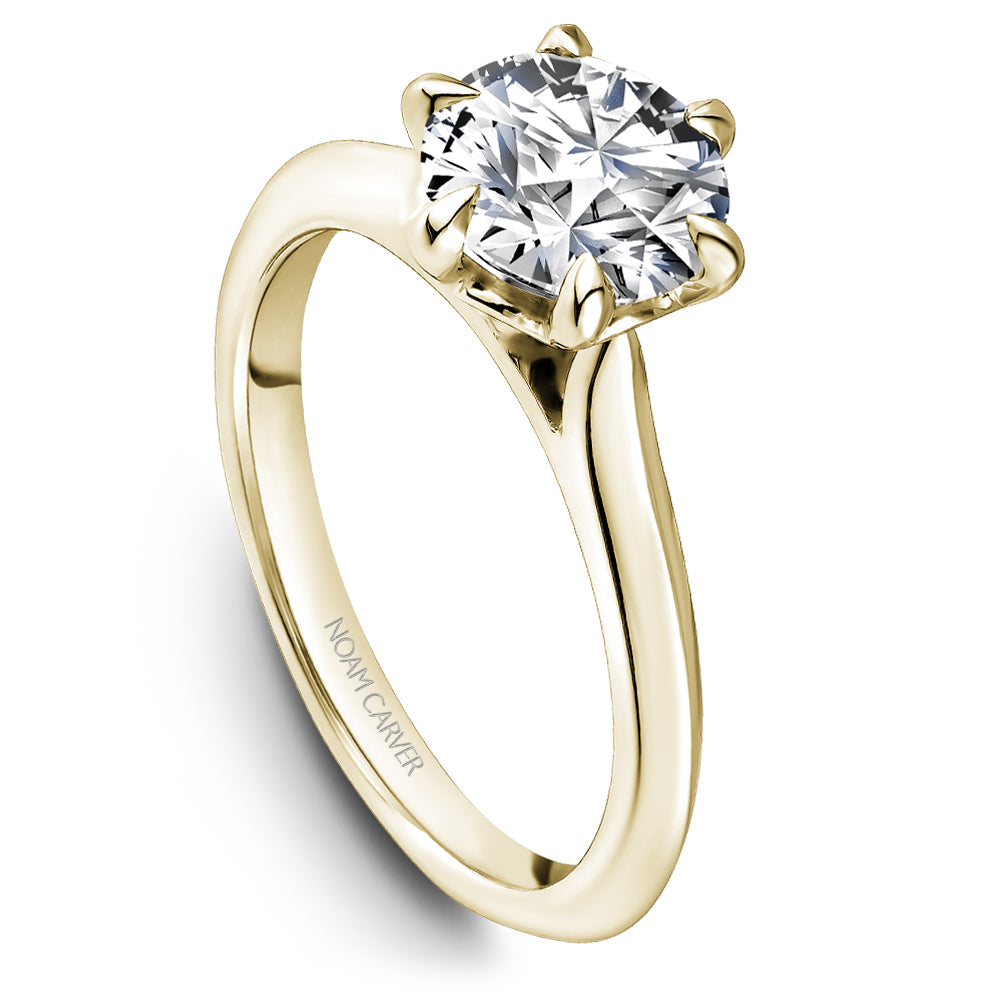 Noam Carver Engagement Ring Yellow 14k Gold