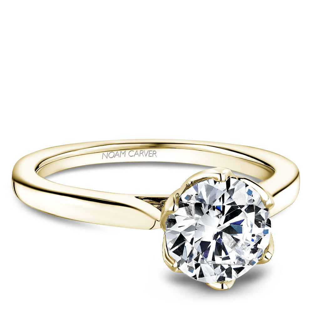 Noam Carver Engagement Ring Yellow 14k Gold