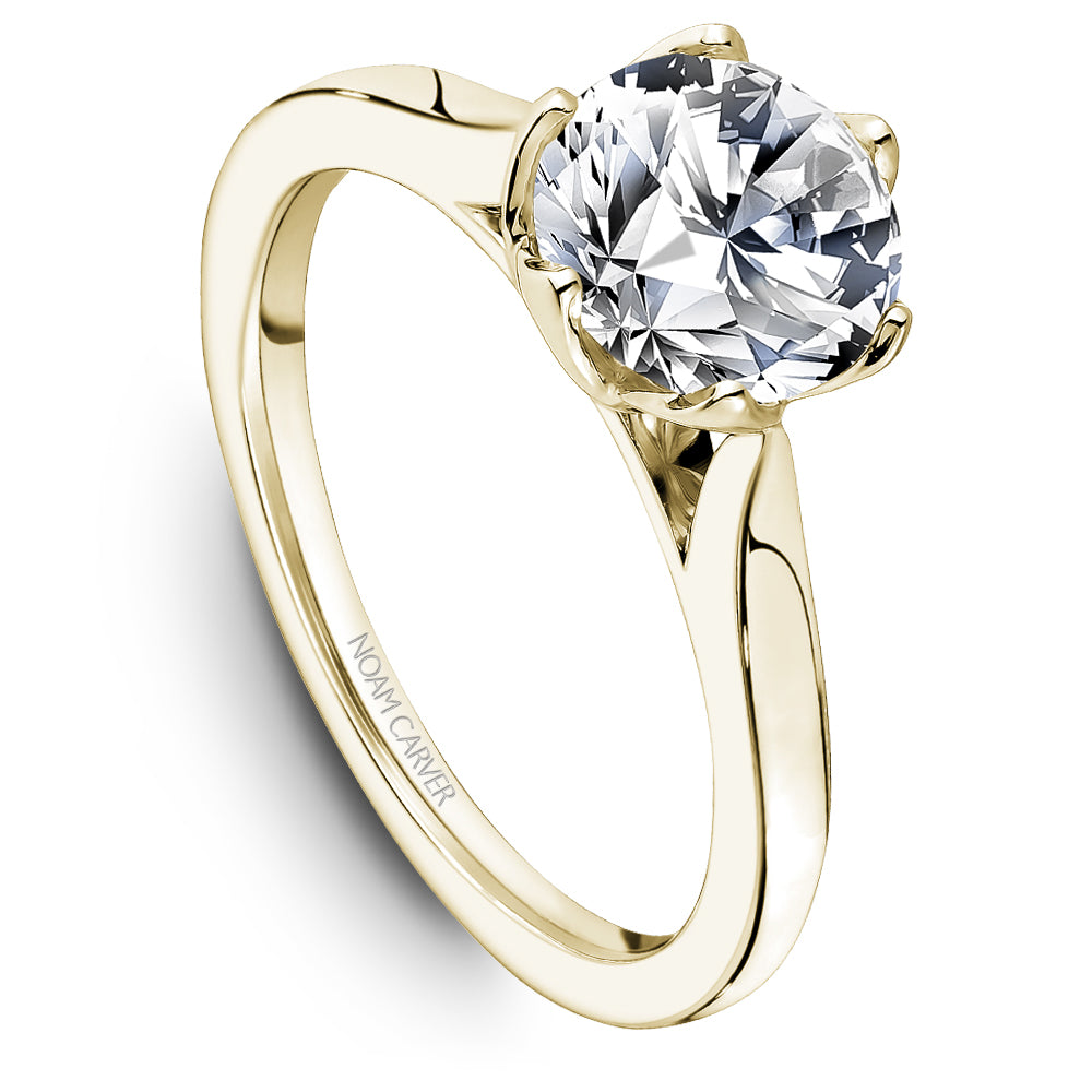 Noam Carver Engagement Ring Yellow 14k Gold