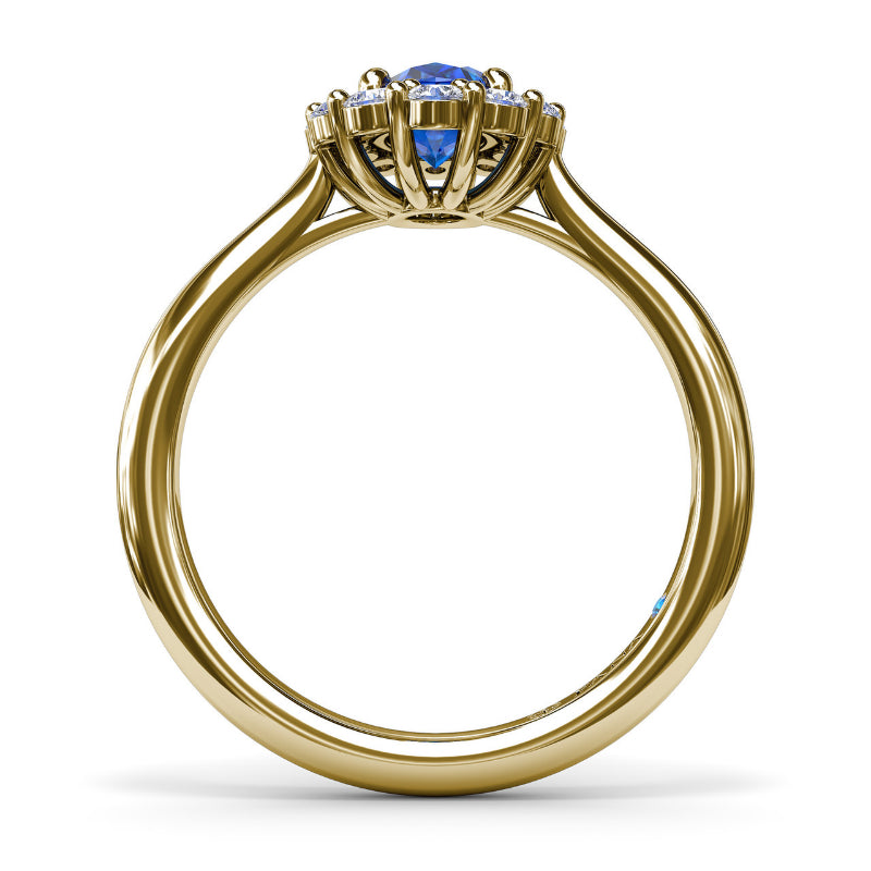 Fana Dazzling Sapphire and Diamond Ring