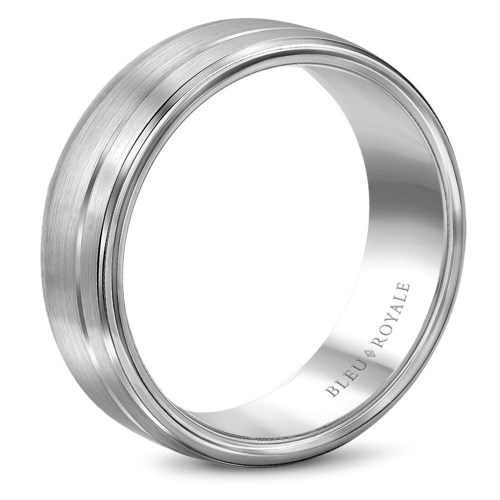 Bleu Royale Legacy Wedding Band 6.00mm White 18k Gold