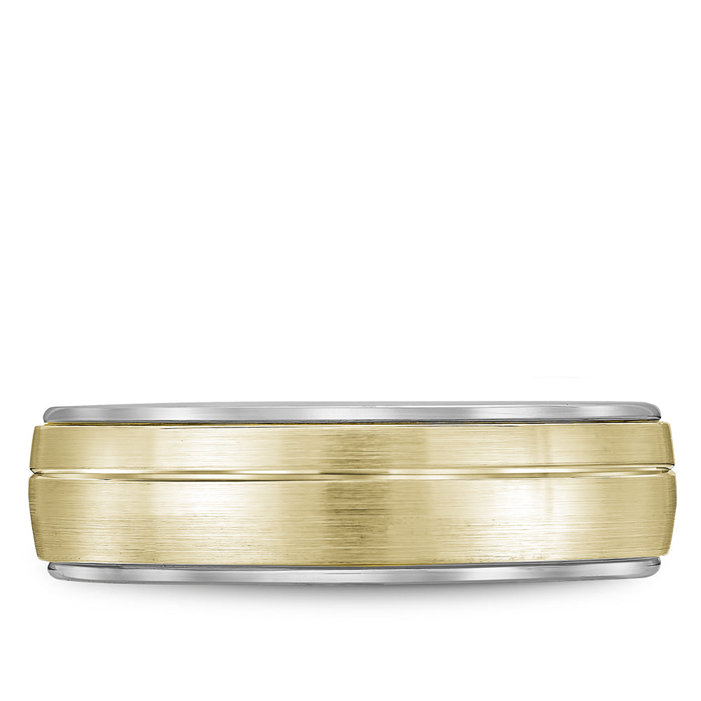 Bleu Royale Legacy Wedding Band 5.50mm Y&W 18k Gold