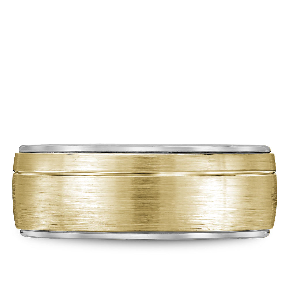 Bleu Royale Legacy Wedding Band 8.50mm Y&W 18k Gold