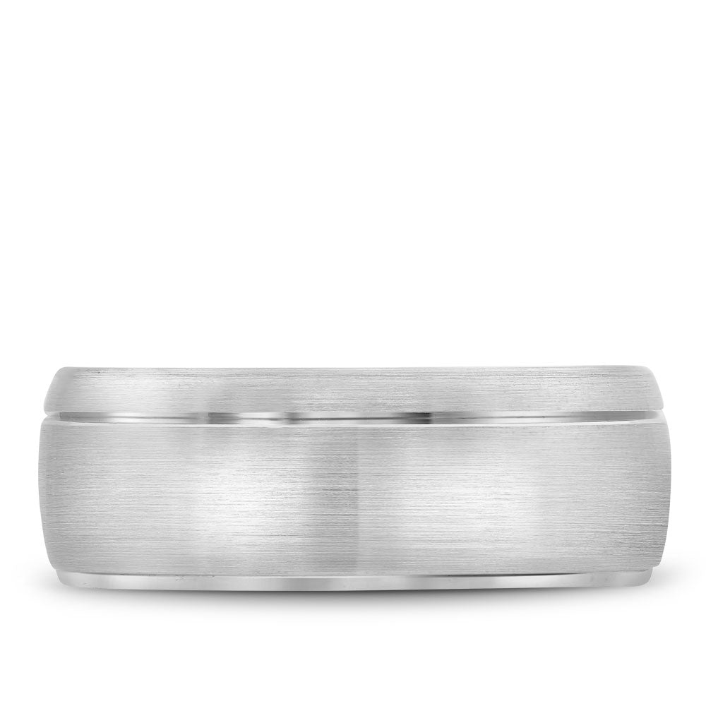 Bleu Royale Legacy Wedding Band 8.50mm White 18k Gold