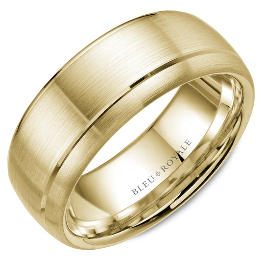 Bleu Royale Legacy Wedding Band 8.50mm Yellow 14k Gold