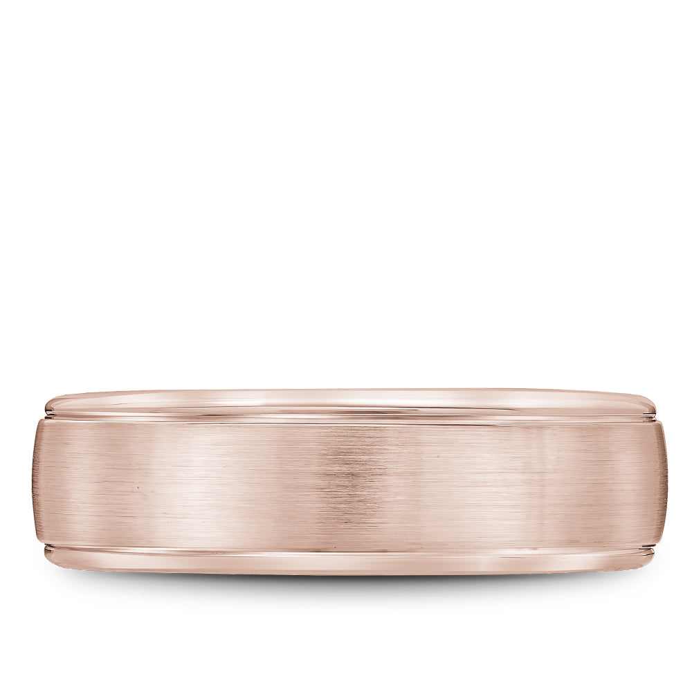 Bleu Royale Legacy Wedding Band 6.50mm Rose 18k Gold
