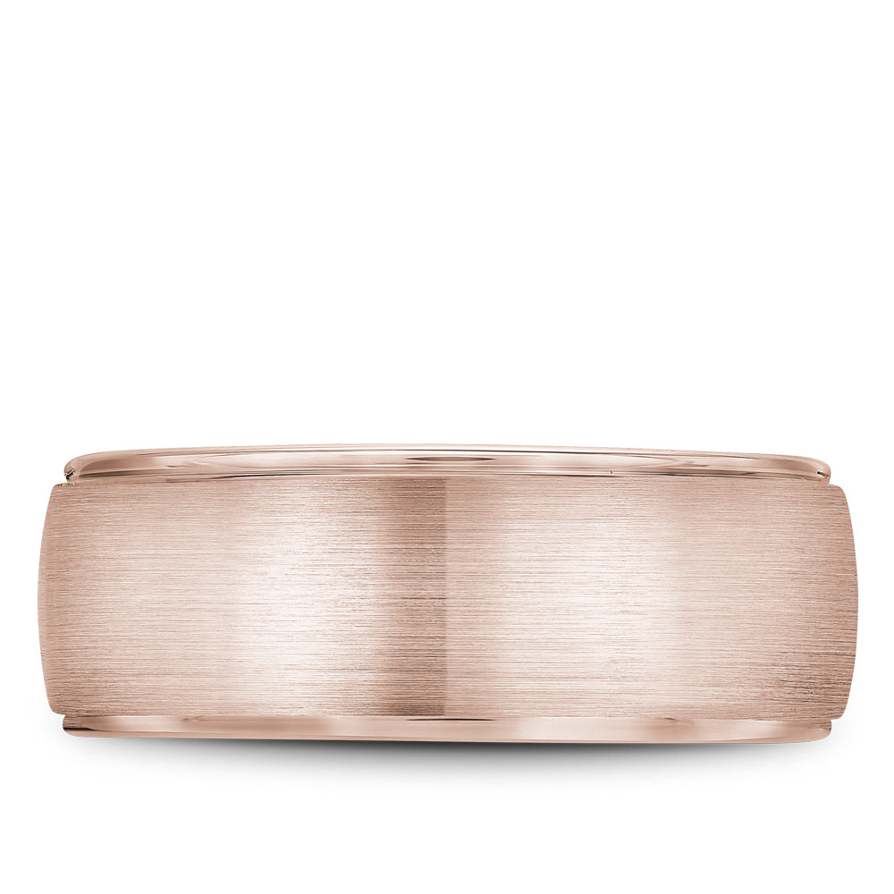 Bleu Royale Legacy Wedding Band 8.50mm Rose 18k Gold