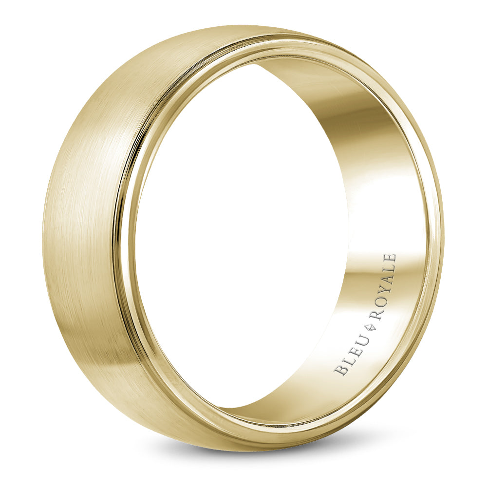 Bleu Royale Legacy Wedding Band 8.50mm Yellow 14k Gold