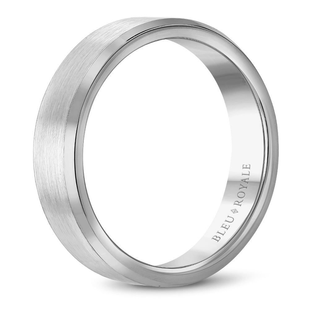 Bleu Royale Legacy Wedding Band 4.50mm White 14k Gold