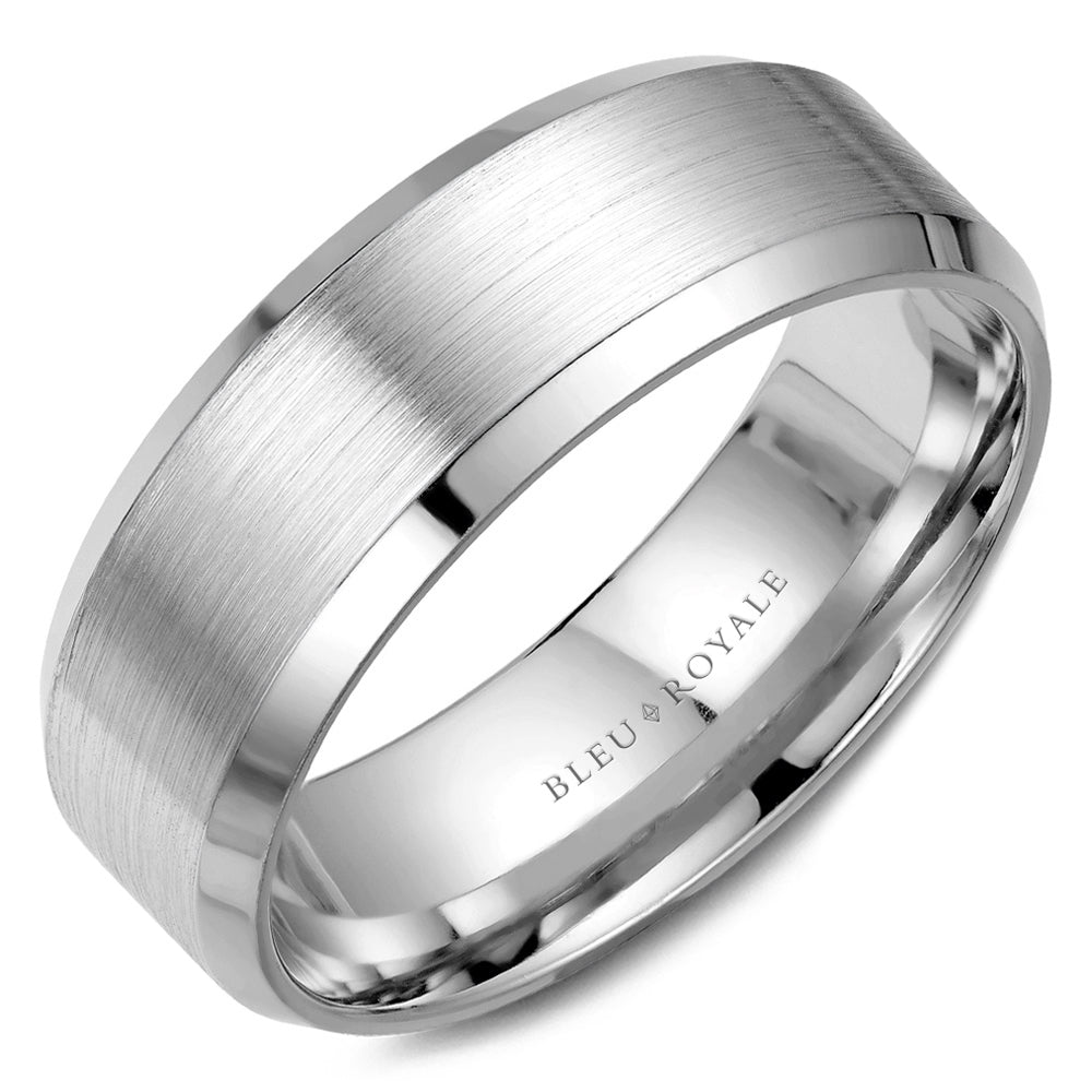 Bleu Royale Legacy Wedding Band 7.50mm Platinum