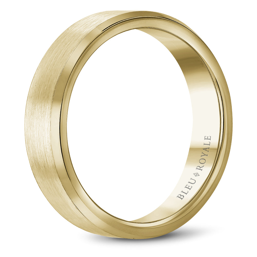 Bleu Royale Legacy Wedding Band 4.50mm Yellow 14k Gold