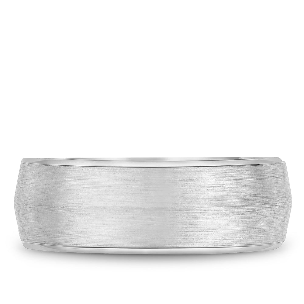Bleu Royale Legacy Wedding Band 8.00mm White 18k Gold