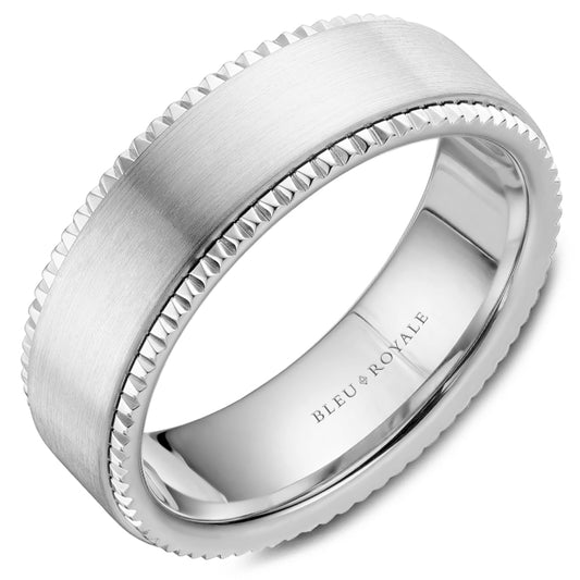 Bleu Royale Legacy Wedding Band 7.00mm Platinum