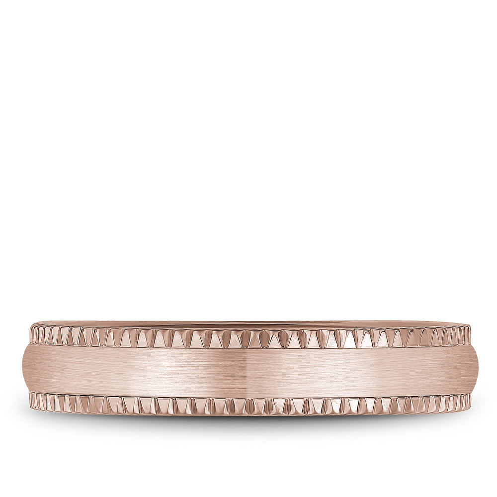 Bleu Royale Legacy Wedding Band 4.50mm Rose 18k Gold