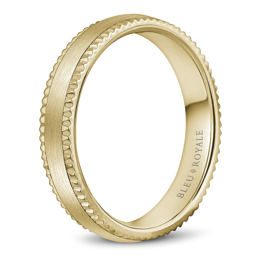 Bleu Royale Legacy Wedding Band 4.50mm Yellow 14k Gold
