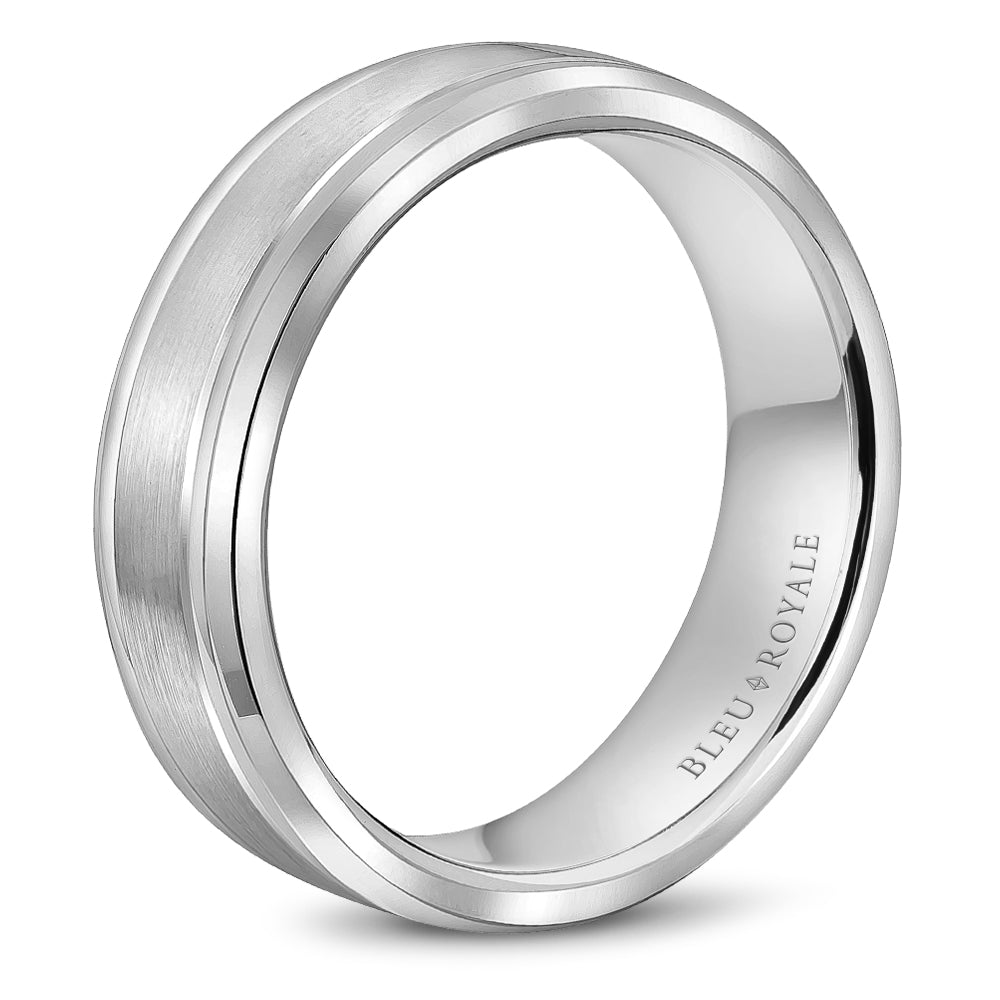Bleu Royale Legacy Wedding Band 6.50mm Platinum