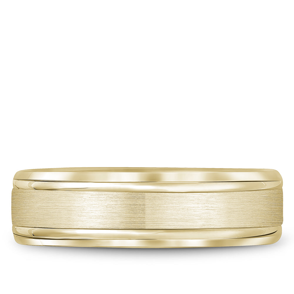 Bleu Royale Legacy Wedding Band 6.50mm Yellow 18k Gold