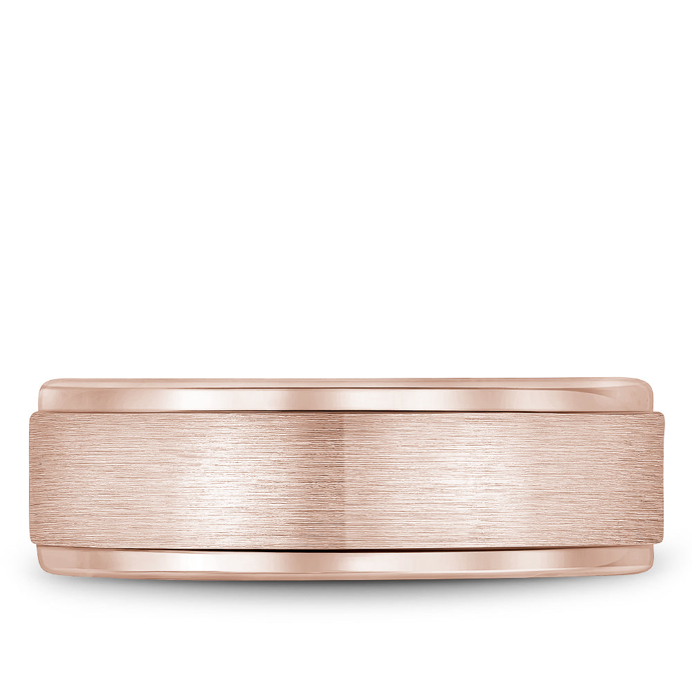 Bleu Royale Legacy Wedding Band 7.50mm Rose 14k Gold